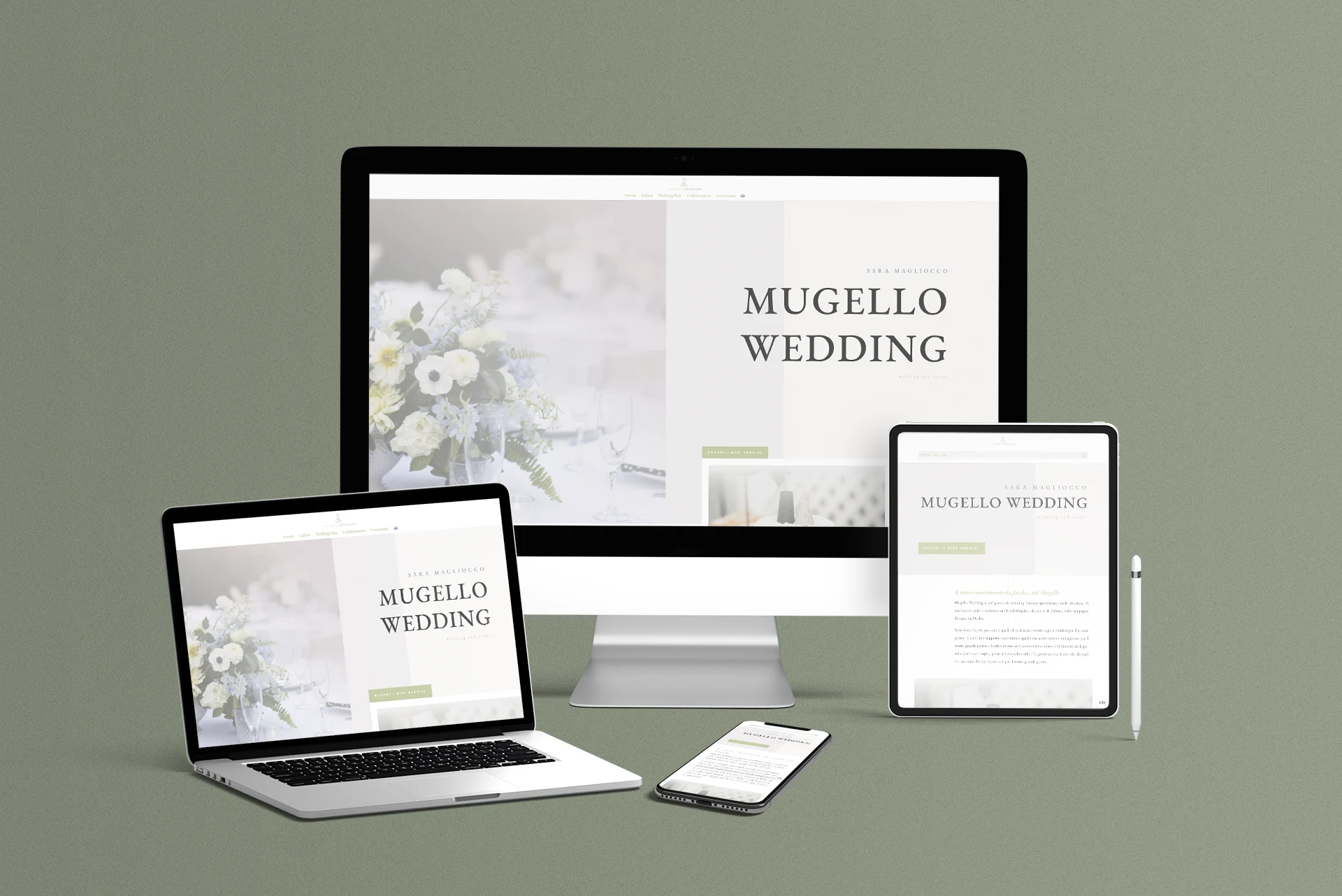 Mockup sito web mugello wedding Stranementi